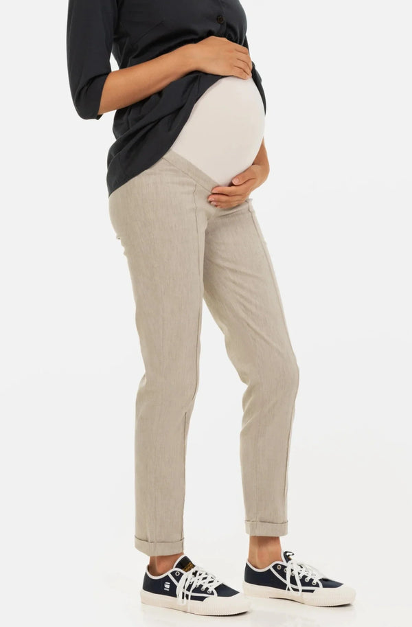 Pantaloni elastic din in pentru gravide