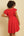 Rochie vaporoasă roșie pentru gravide și alăptare